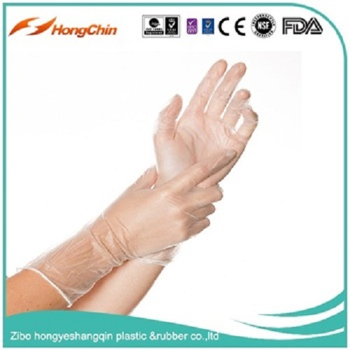 EN455 EN374 Vinyl Glove Zibo factory Disposable Gloves