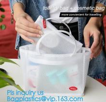 Women Mesh Shoulder Bag Handbag Travel Tote Beach Toiletry Storage Bag Case, Travel Beach Storage Handbag Mesh Tote Hand Bag