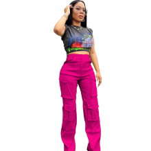 2024 Summer New Multi-Pocket Cargo Pants - Soft Loose Fit 6 Pocket Ladies Cargo Pants