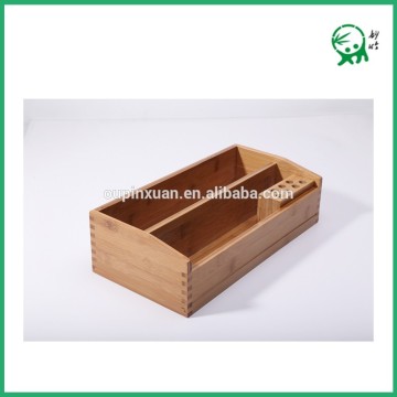 Desk Organizer Storage Box Bamboo Storage Box