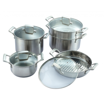 Precision casting pot set