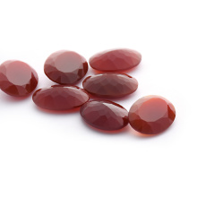 Red agate customization size shape Cut shape faceted