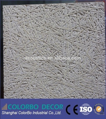 Wood fiber sound absorber panel