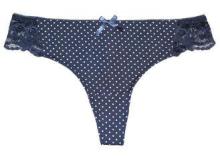 Sex Microfiber String Dots Sexy Women Thongs Underwear Cust