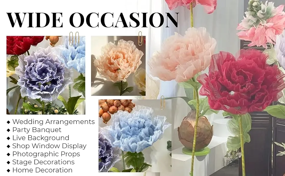Enchanting Pink Peony Floral Decoration with Light for Events