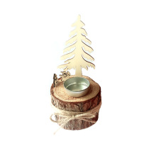 Wooden Tea Light Candle Holders for Home Decoration