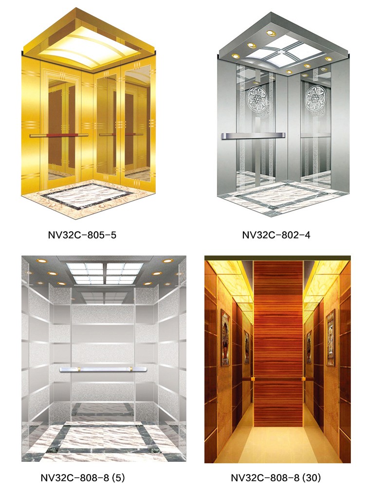 High Quality Luxury Passenger Elevator, China Manufacturer Mrl Passenger Elevator Price