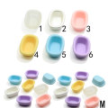 Supply 100pcs Resin Bathtub Beads Charms Packing Box Art Decor Kids Dollhouse Decoration Parts DIY Ornament Store