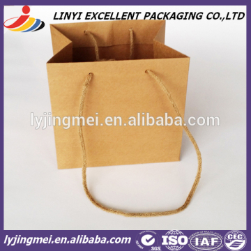 OEM production hand-made kraft paper bag