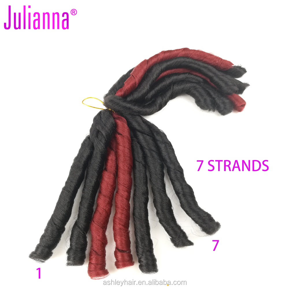 Japanese Fiber Synthetic Natural Wave Weave Dread Lock Extension Tangle Free Braid Hair