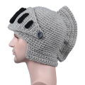 Roman knight knitted hat gladiator mask hat