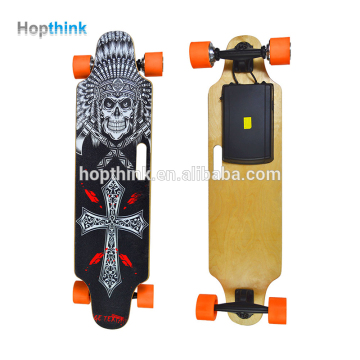 Four wheel longboard waterproof e electric skateboard dual drive