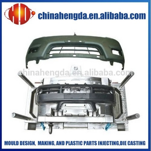 OEM car bumper mold, front bumper molding, plastic molding machine