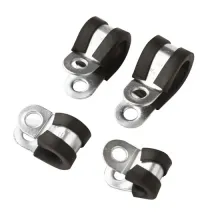 Custom Rubber Lined P Clips Hose Clamps
