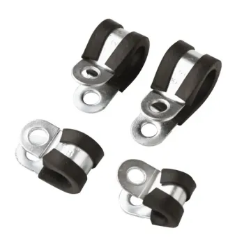 Custom Rubber Lined P Clips Hose Clamps