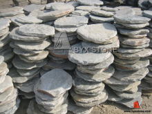 Natural Grey Slate Tumbled "Crazy" Stone Irregular Shape Paving