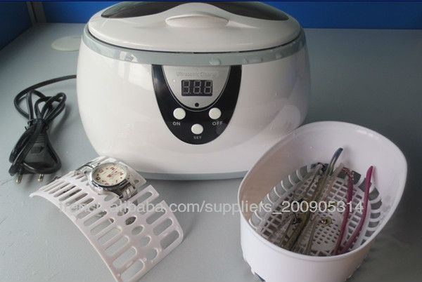 CE confirmed mini cute digital ultrasonic cleaning device for contact lens