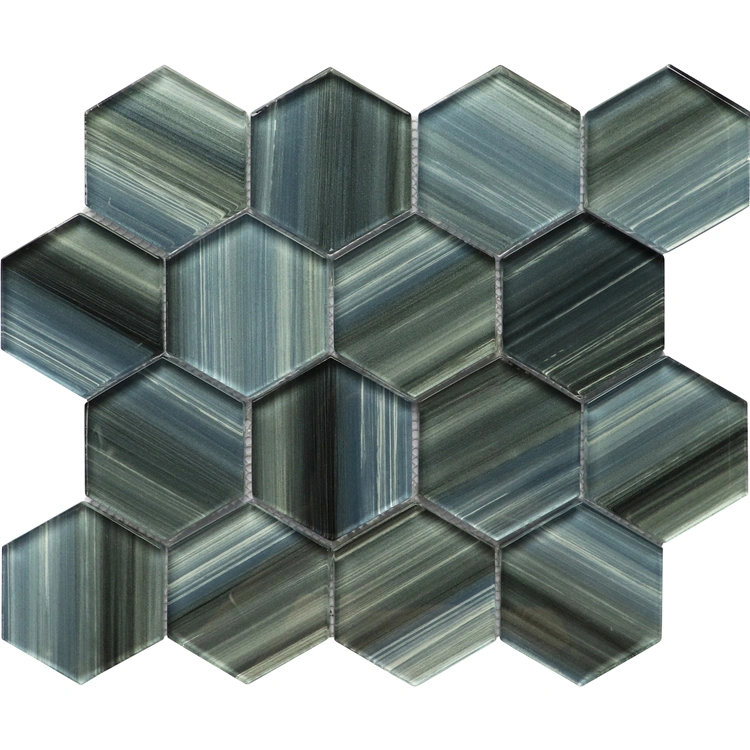 300X300mm Mosaic Tile Custom Home Luxury Glass Mosaic Tile