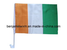 Cote d'Ivoire National Car Flag in Stock