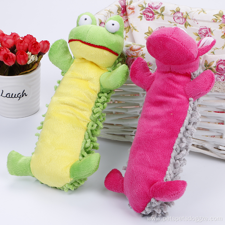 Hippo and Frog Plush Sound Pet Toy Pet