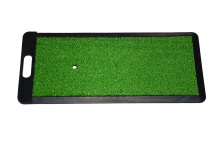Golf Hitting Mats with Handle and Rubber Base
