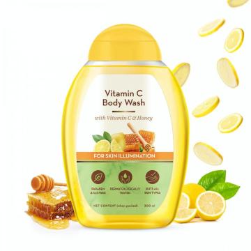 Paraben free vitamin c whitening brightening body wash