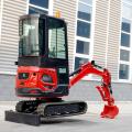 Mini Excavator Backhoe 1.8ton Zero Tail Excavator Kecil