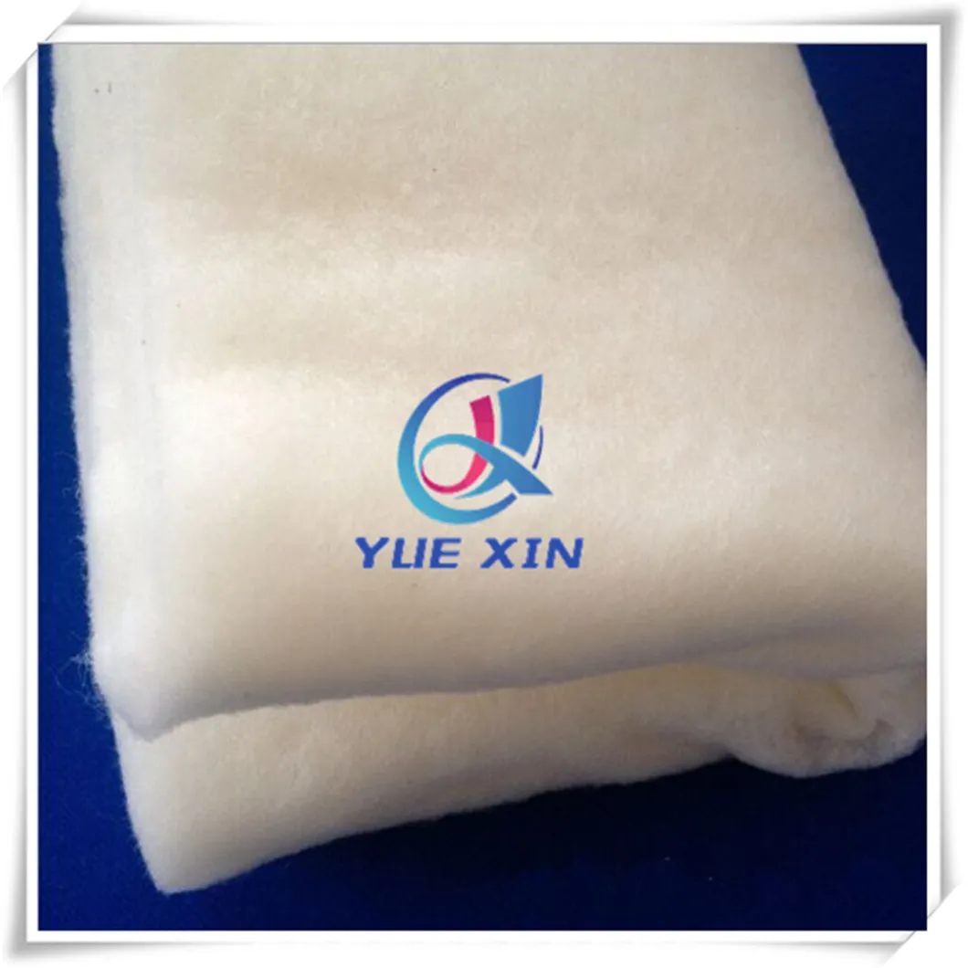 Filling Material Thermal Bonded Soft Pure Cotton Wadding