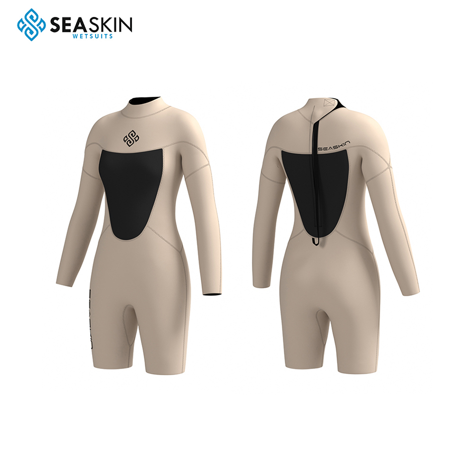 Seackin OEM ODM Flexible Springsuit Wetsuit για γυναίκες