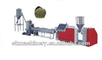 Double ranks recycling and granulating system, Recycling machine, pelletizing line