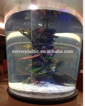 Manufacturer supplies exquisite clear acrylic fish tank