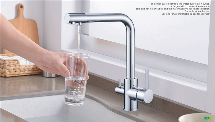 YL-602 Fashional design water faucet purifier chrome plated sink faucet kitchen faucet for water purifier