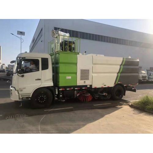 Dongfeng 4x2 road sweeper limpeza caminhão