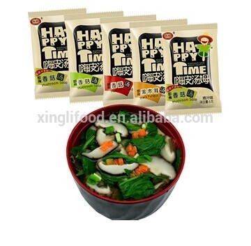 FD healthy instant soup vegetalbe soup mushroom soup