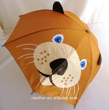 Lion safety cartoon umbrella children umbrella