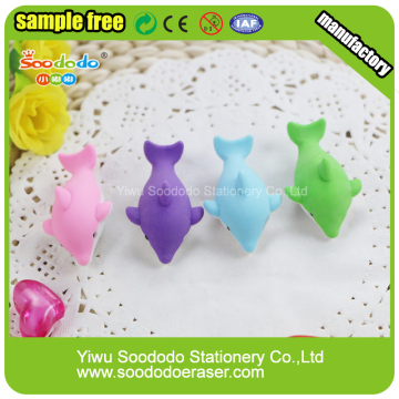 dolphin animal erasers ,promotional erasers for kids