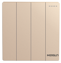 I6 Champagne four gang one way switch