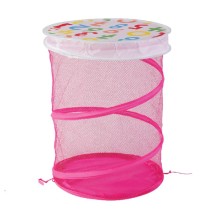 Foldable and collapsible mesh cheap gift laundry hamper