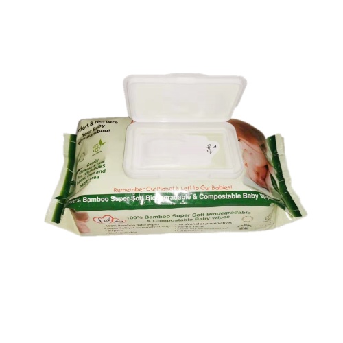 Organic Biodegradable Bamboo Cloth Baby Cleaning Wet Wipes