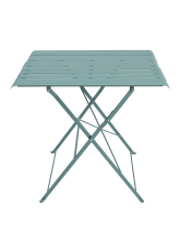 71*52cm Metal Rectangle Folding Slat Table