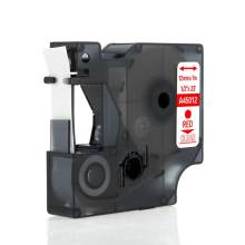 Dymo LabelManager Tape Printer Compatible 12mm A45012 Red on Clear Labels