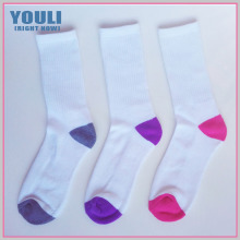 custom mens crew white socks