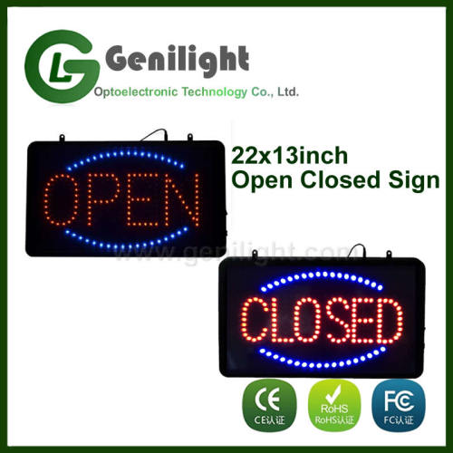 power-saving led open closed sign for shop