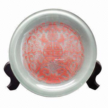 Glass Plate, Suitable for Decoration
