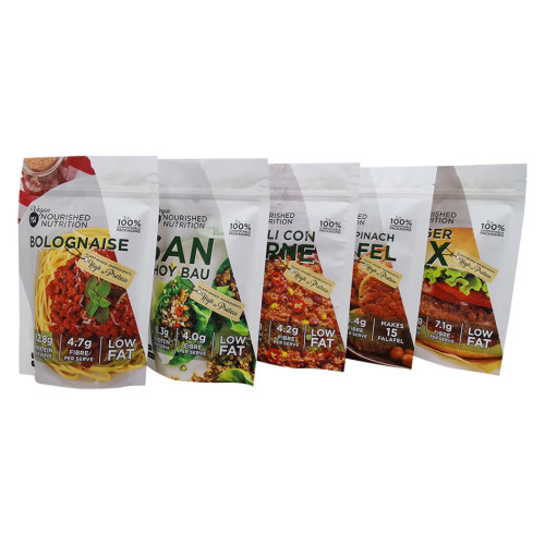 100% biodegradable Customized Print Food Bags With Zipper