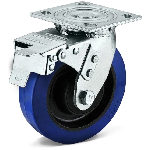 Hot Sale Rubber Trolley Casters