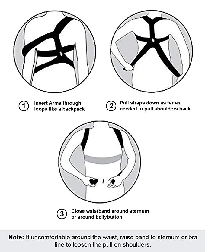 Orthèse de correction de posture réglable pour sport