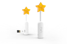 APP Controlled Bluetooth Rechargeable Musical Lollipop with Micro SD Card