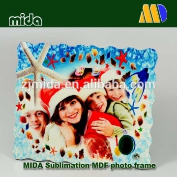 Sublimation custom MDF photo frame / wood photo frame