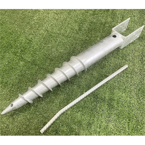 Hot Galvanized Ground Screw Anchor untuk Sunshade